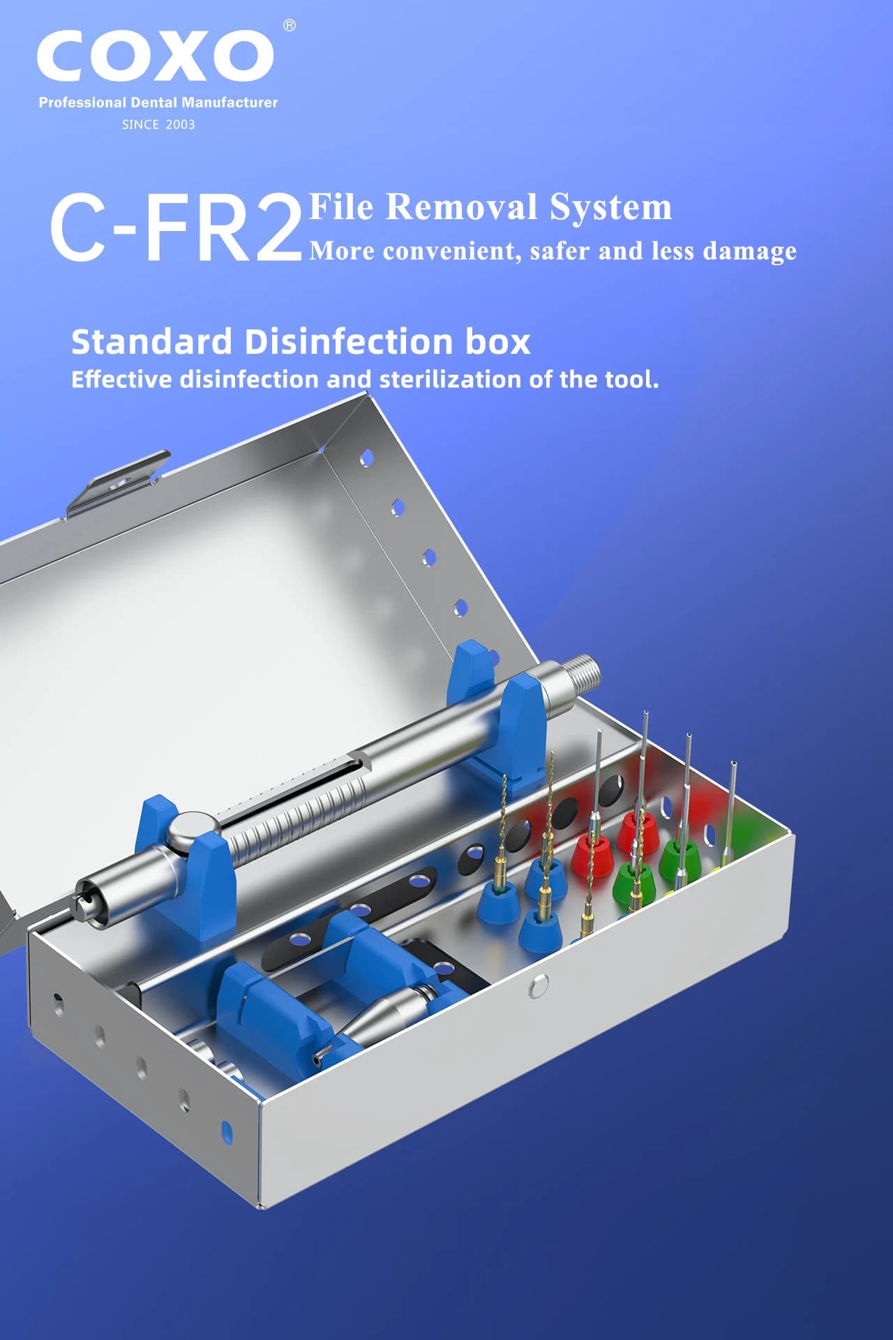 Bộ dụng cụ lấy file gãy Coxo C-FR2 4