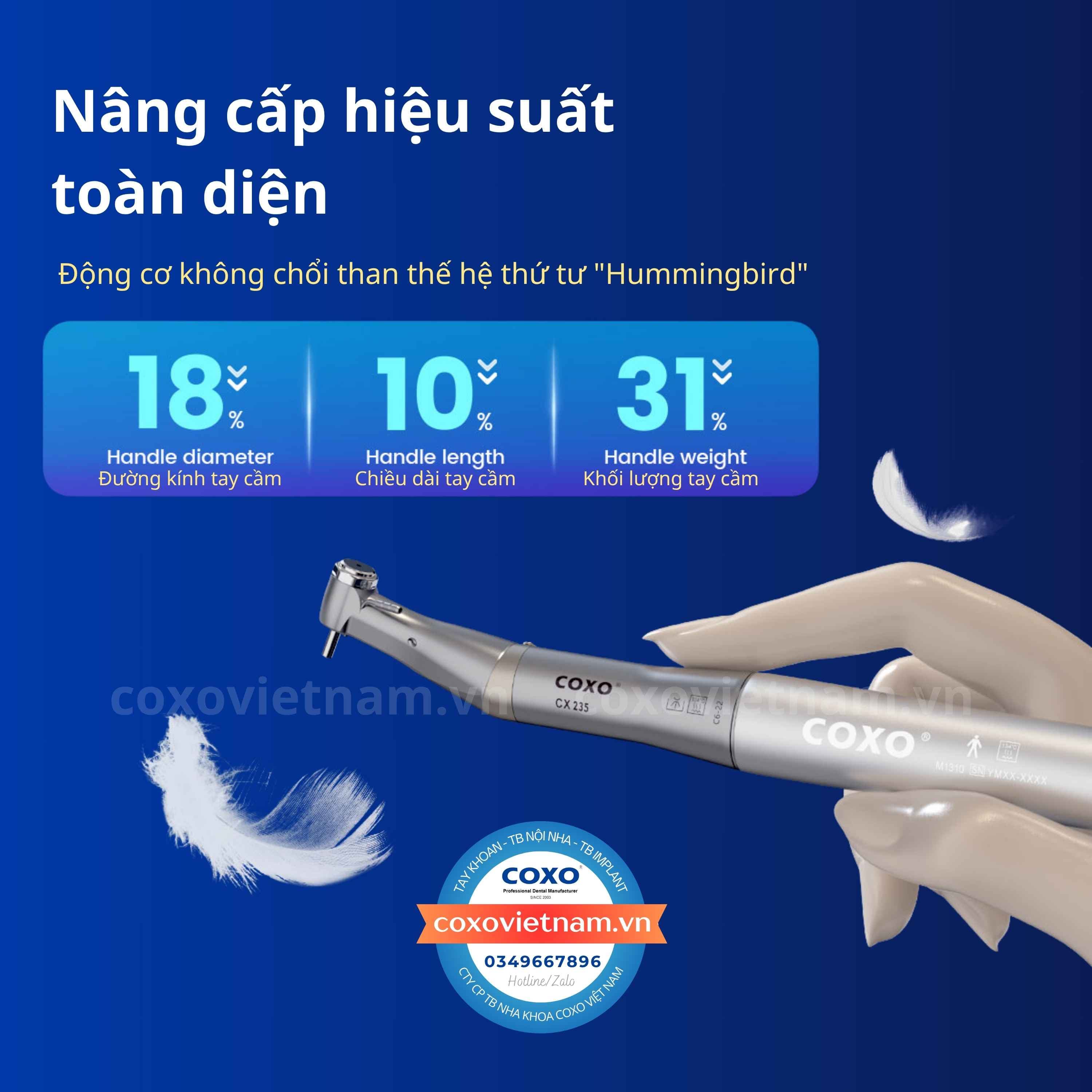 Máy cắm implant COXO C-Sailor S1 4