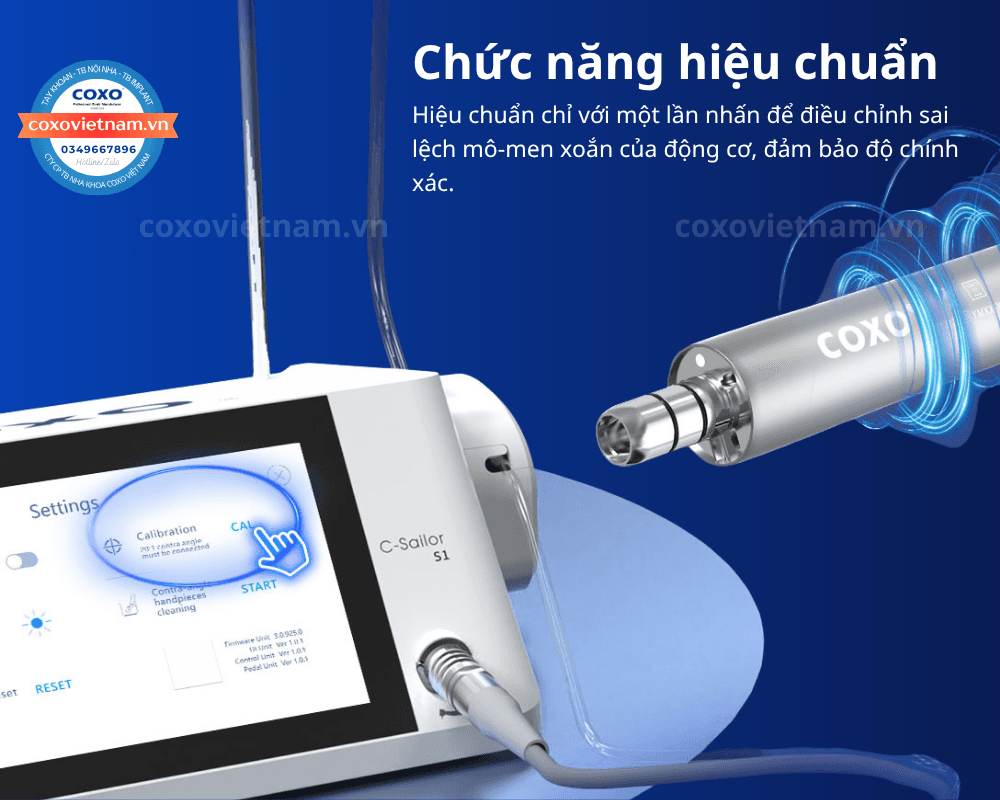 Máy cắm implant COXO C-Sailor S1 7
