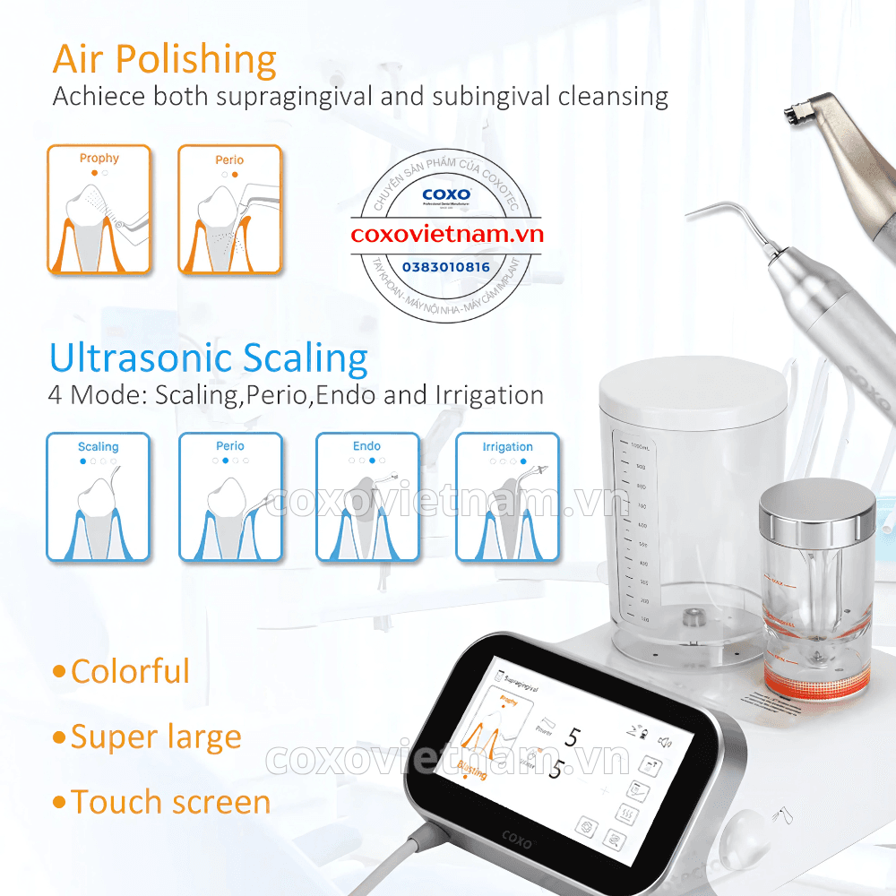 Máy lấy cao răng và thổi cát PT Master 12