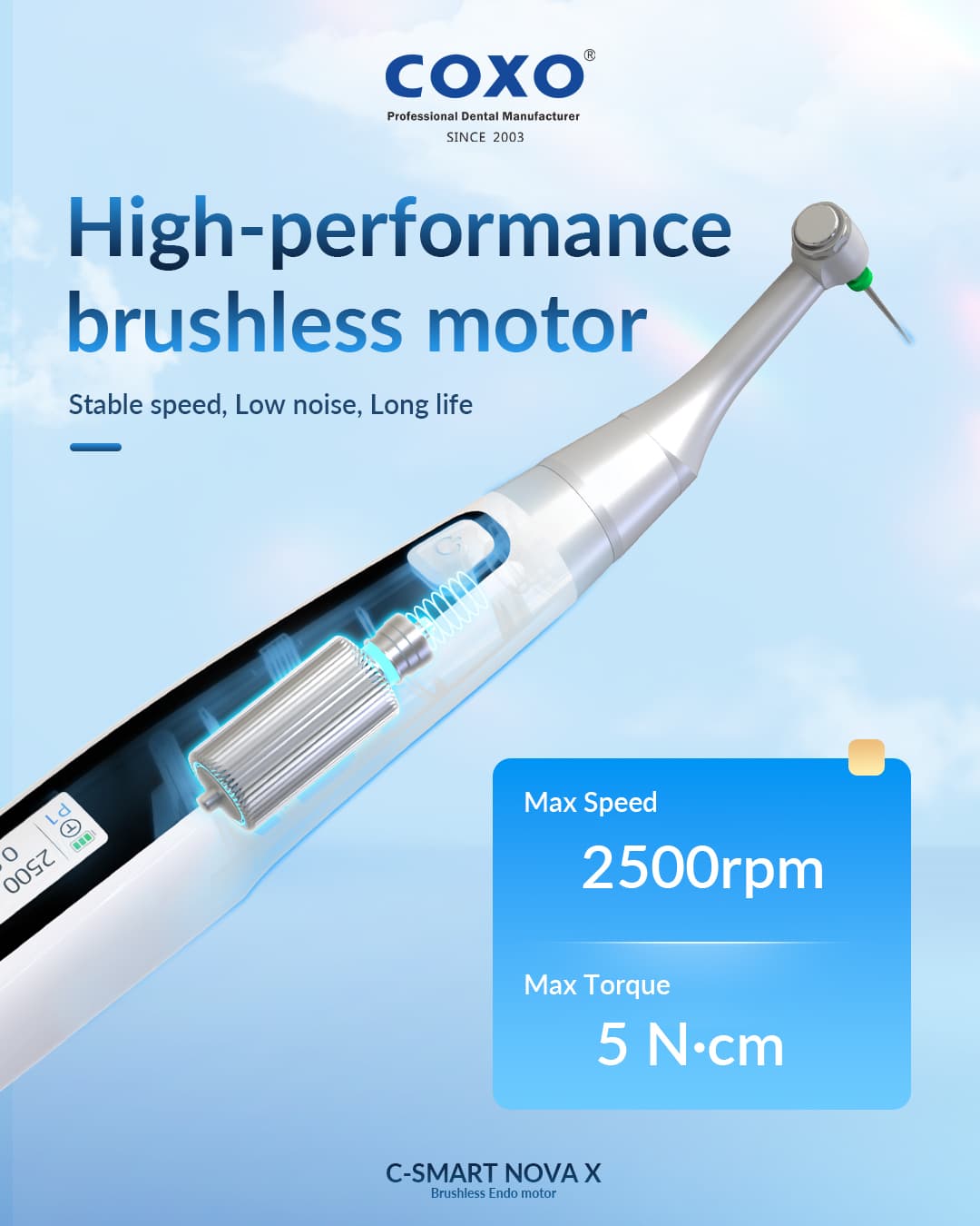 Máy nội nha tích hợp đvc C-SMART NOVA X 6
