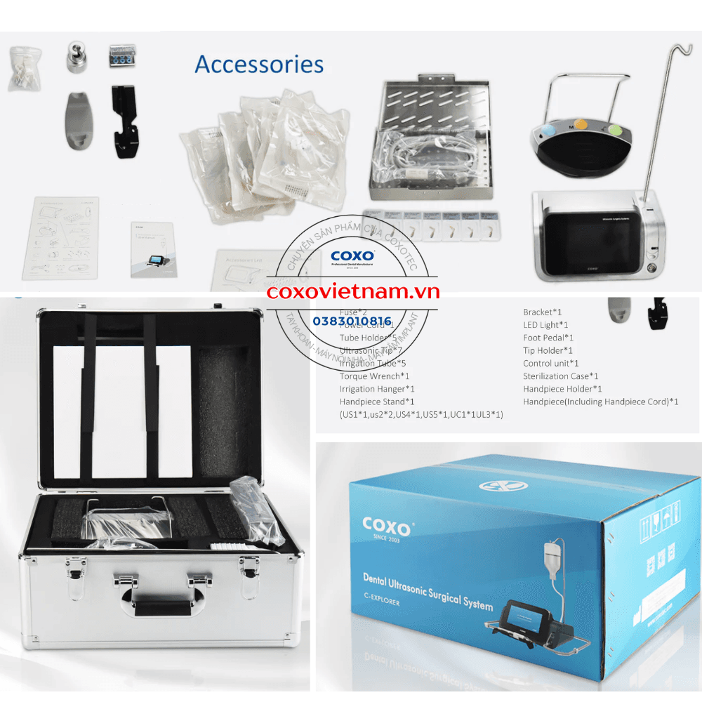 Máy phẫu thuật Piezotome COXO C-Explorer 11