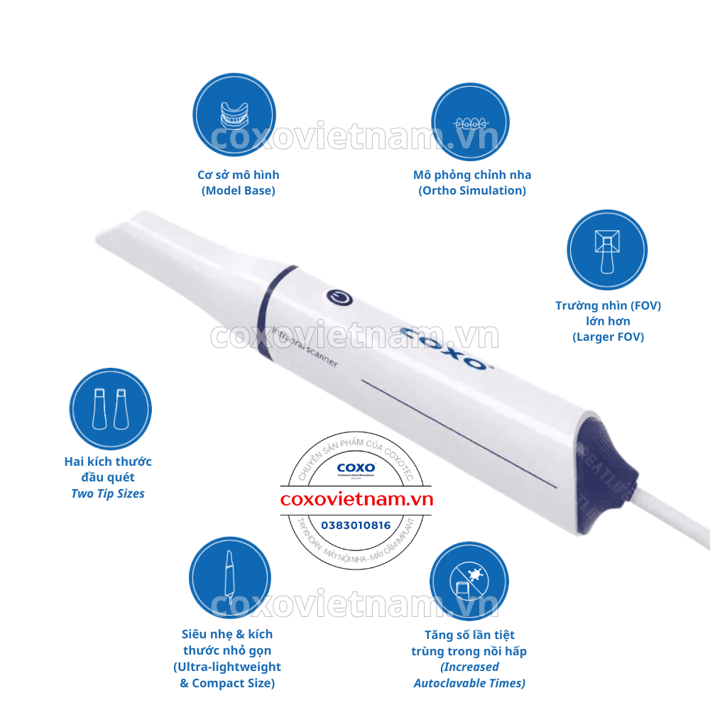 Máy scan trong miệng COXO DL-300P 10