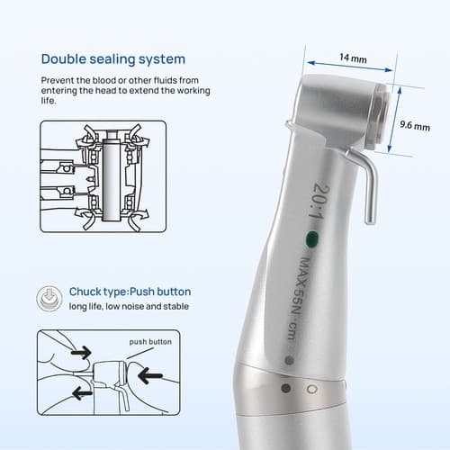 Tay khoan cắm implant COXO có đèn CX235C6 (C6-22) 5