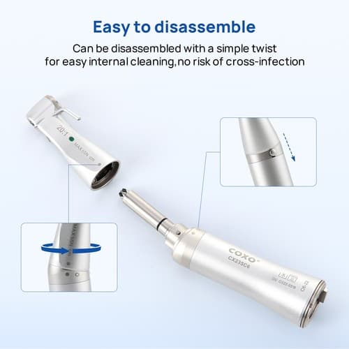 Tay khoan cắm implant COXO có đèn CX235C6 (C6-22) 6