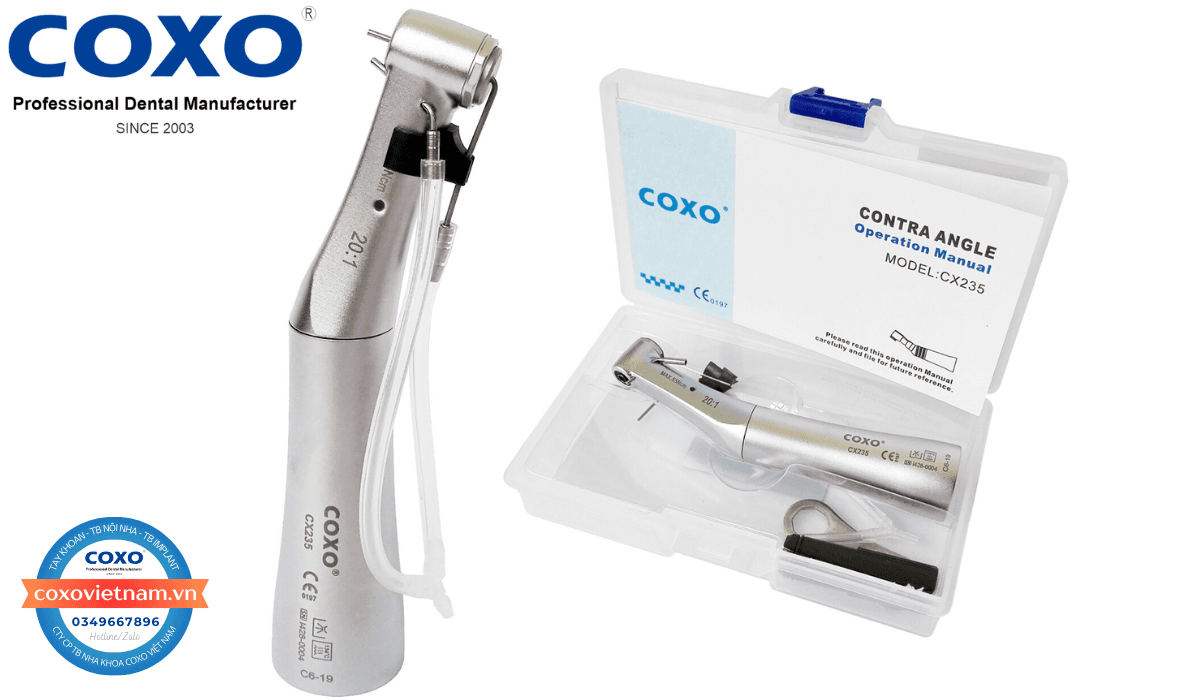 Tay khoan cắm implant COXO không đèn CX235C6 (C6-19) 3