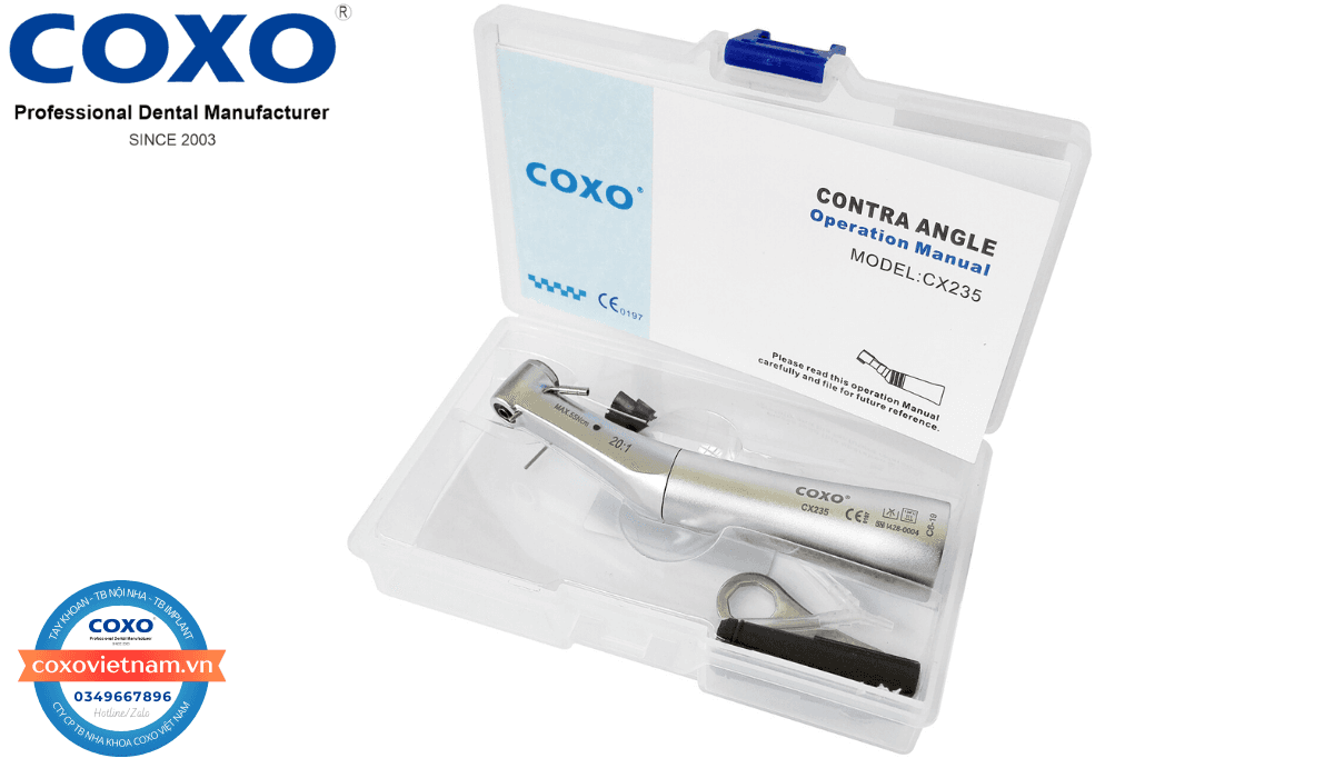 Tay khoan cắm implant COXO không đèn CX235C6 (C6-19) 5